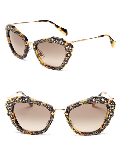 miu miu cat eye sunglasses replica|Miu Miu Sunglasses for Women .